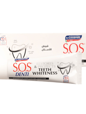 معجون مبيض الاسنان من دكتور سيكارلي إس.أو.إس دنتي - 75 مل